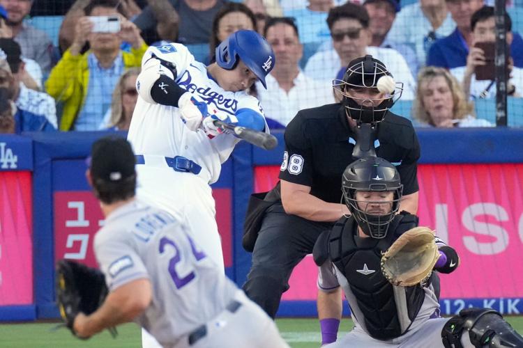 Rockies Dodgers Baseball