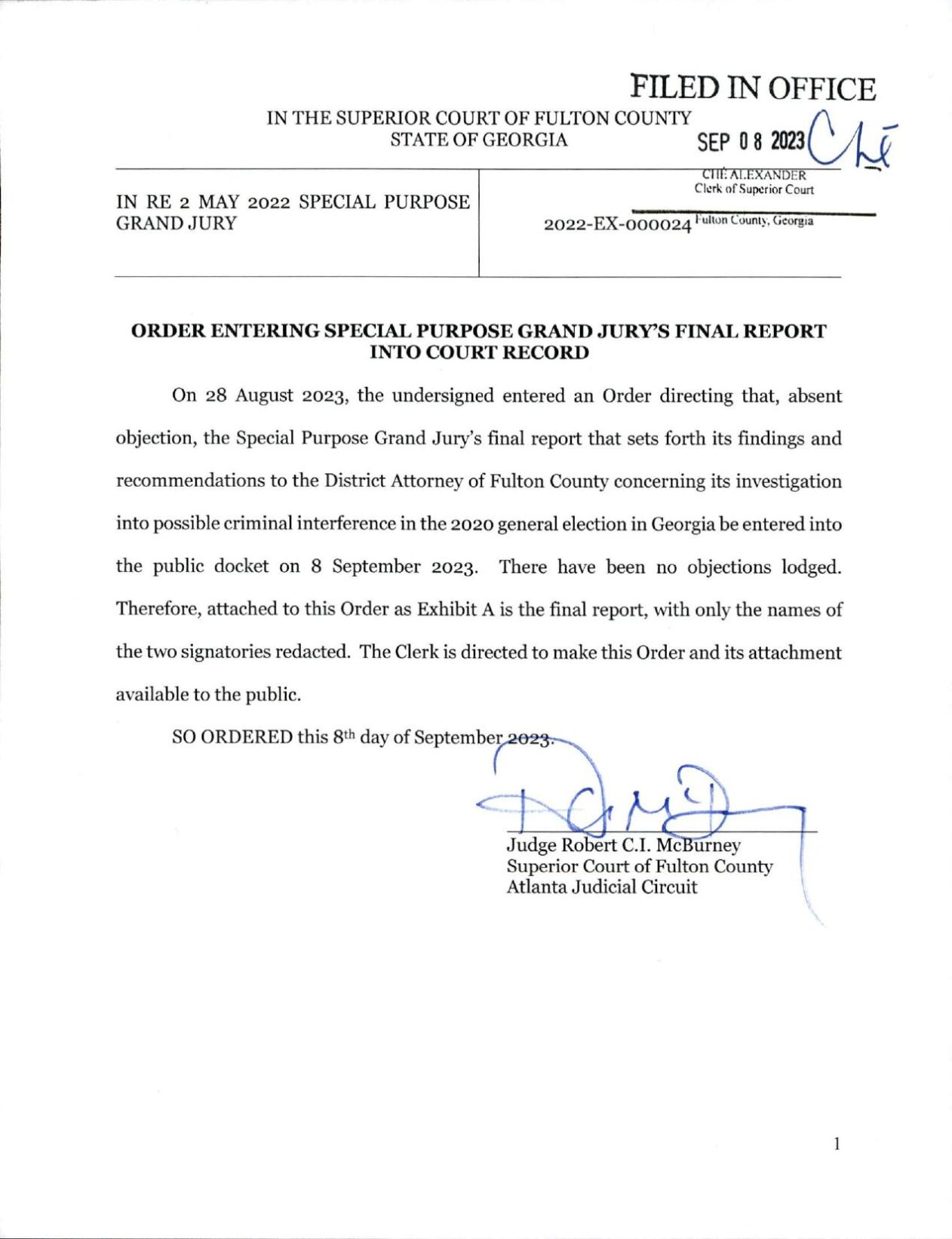 Fulton County Special Grand Jury Report