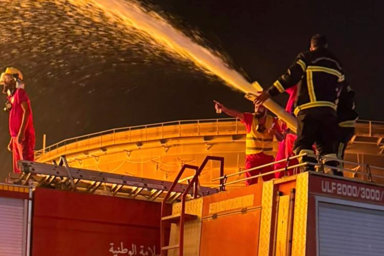 Libya Refinery Fire