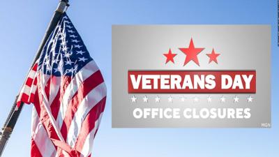 2025 Veterans Day Office Closures