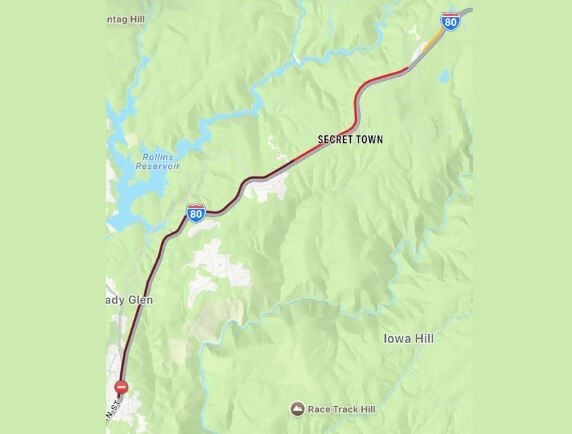 Oil spill closes I-80 west in Colfax