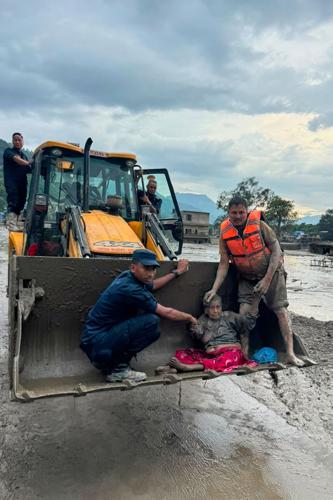 APTOPIX Nepal Flash floods