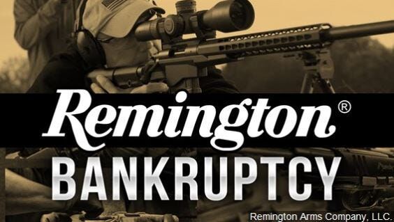 Remington Seeks Bankruptcy for Second Time in as Many Years