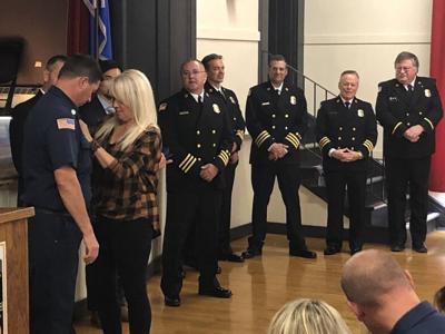 Reno Fire Department Holds Badge Pinning And Promotion Ceremony