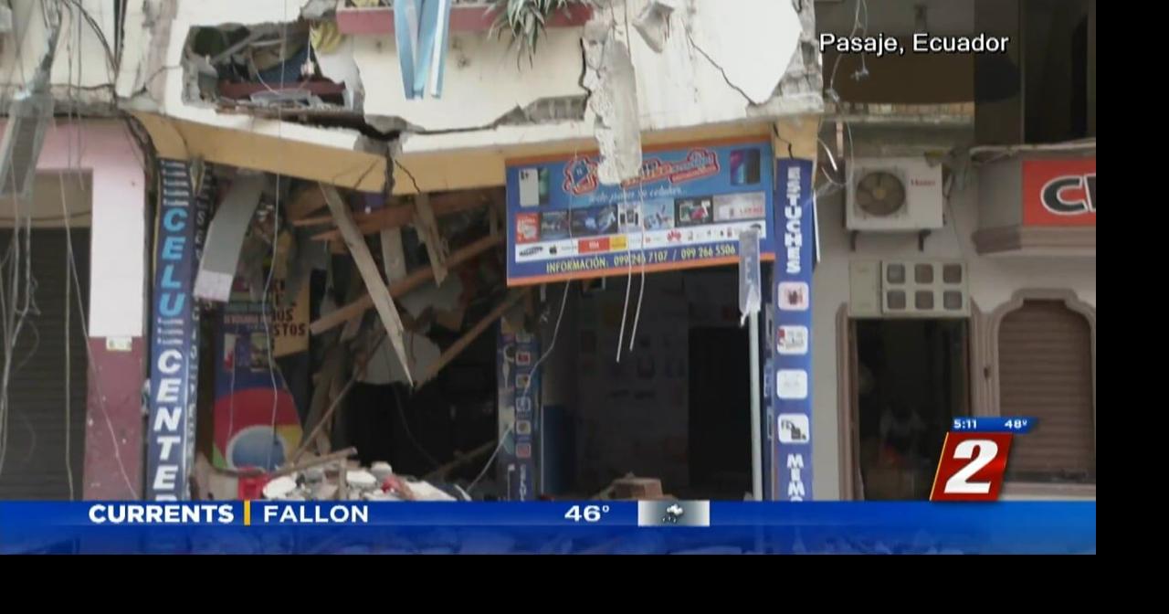 Clean-up begins after 6.8-magnitude earthquake hits Ecuador |  News |  2news.com