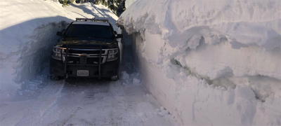 Winter Storm Brings Area Road Controls, Flooding in California