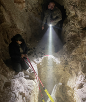 Nye County Deputies rescue donkey stuck in mining hole