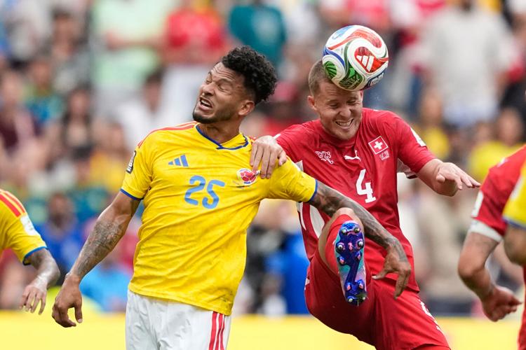 APTOPIX Colombia Switzerland WCup Soccer