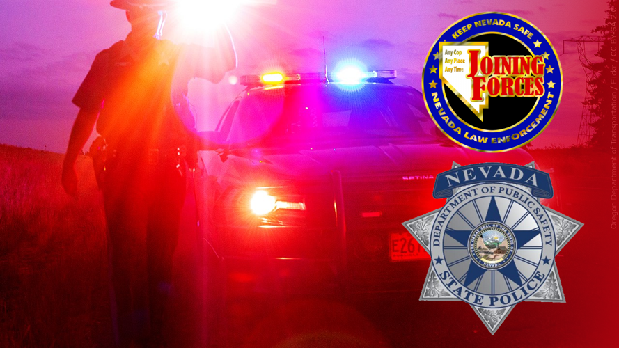 Police Lights with NSP, Joining Forces logos