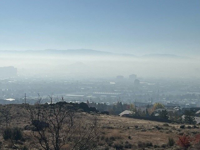 Hazy skies, Nov. 8, 2024