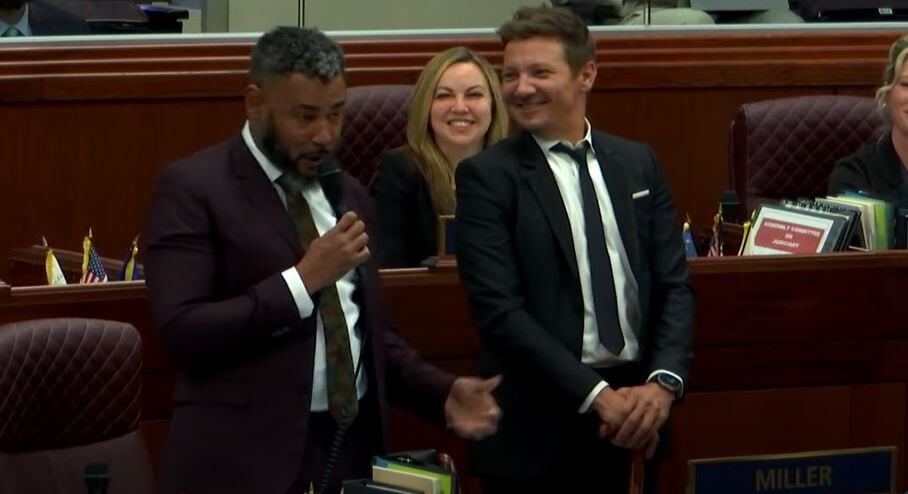 Actor Jeremy Renner Appears in Carson City