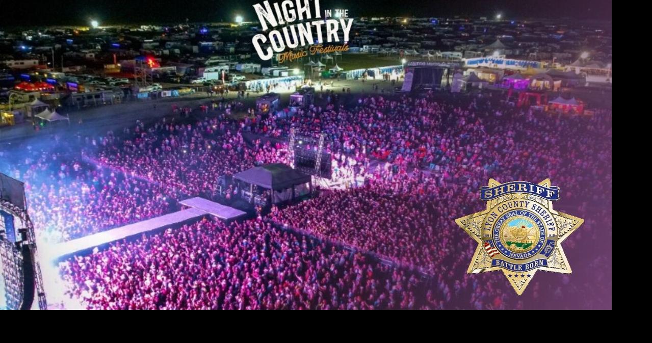 Lyon County Sheriff's Office shares enforcement stats from Night in the County Music Festival