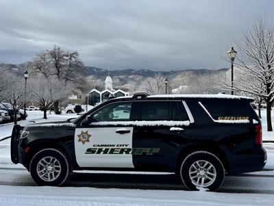 Carson City Sheriff's Office Patrol Vehicle in the snow