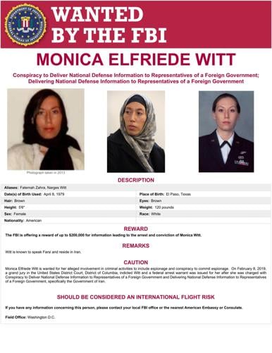 Iran US Counterintelligence Defector