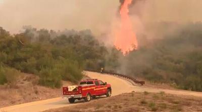 Crews Gain on Southern California Fire But Threat Remains