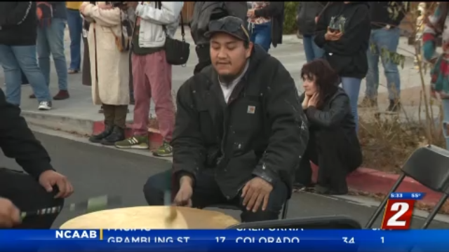 Native American Drummer