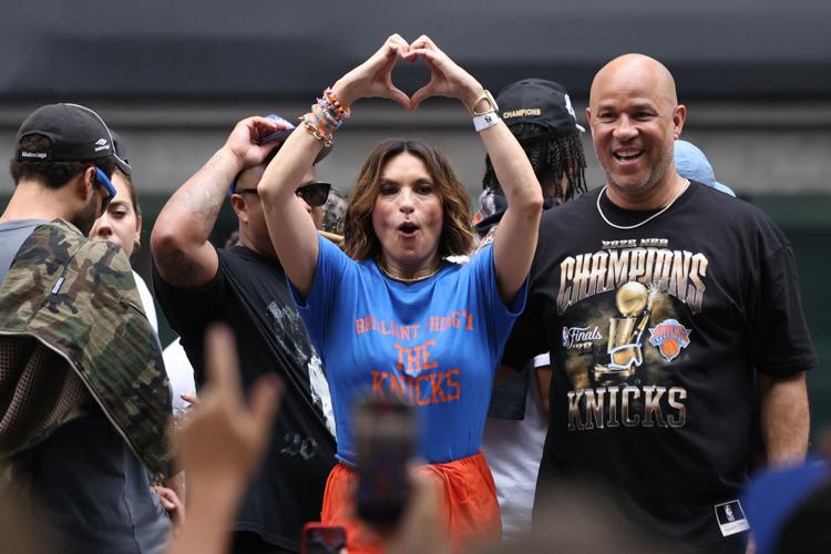 Photos of the New York Knicks parade