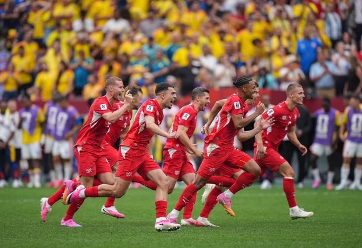 APTOPIX Colombia Switzerland WCup Soccer