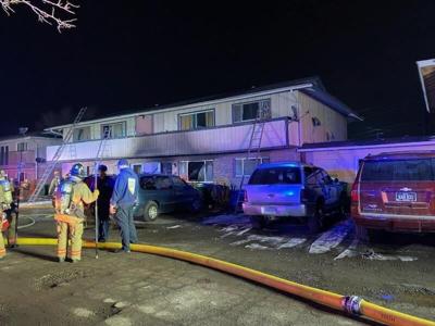 Fire crews knock down fire at multi-unit building in Reno