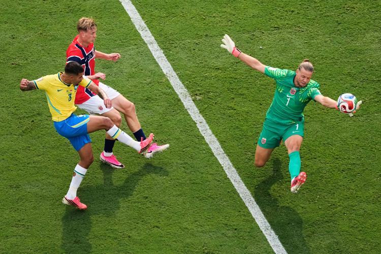 APTOPIX Brazil Norway WCup Soccer