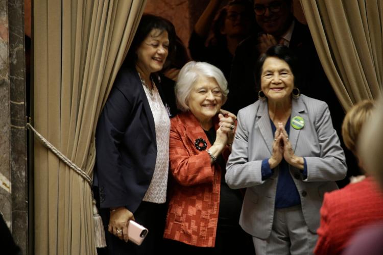 Photos of Dolores Huerta’s lifetime of advocacy for farmworkers and civil rights
