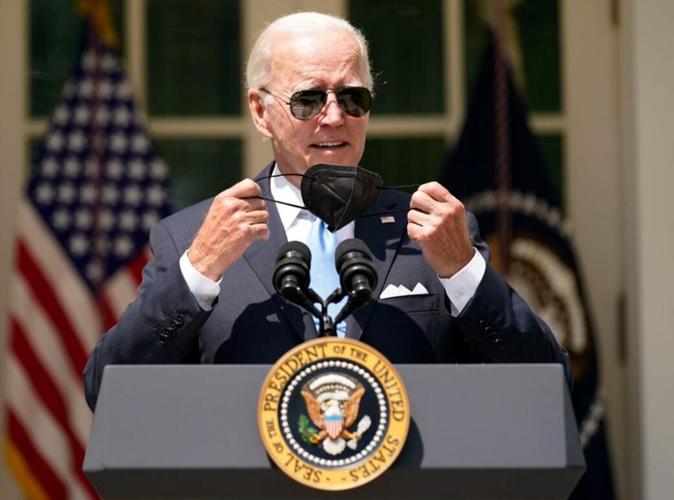 President Biden in Rose Garden