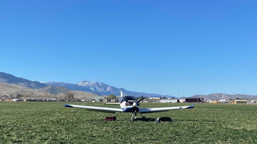 small plane landing 1