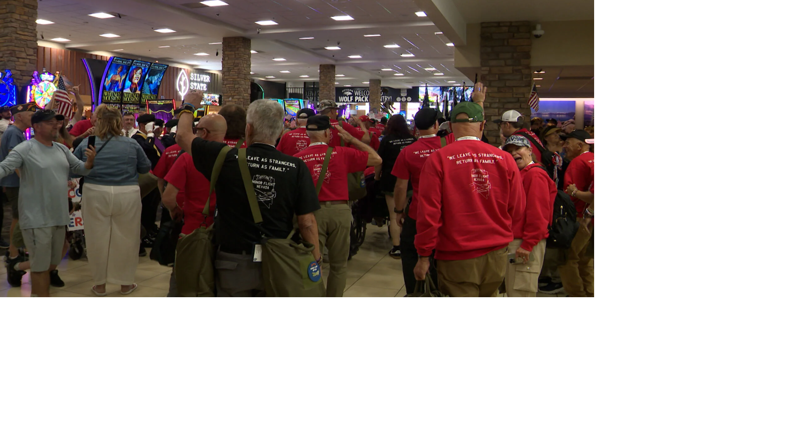 Hundreds welcome veterans home from Honor Flight to Washington, D.C.