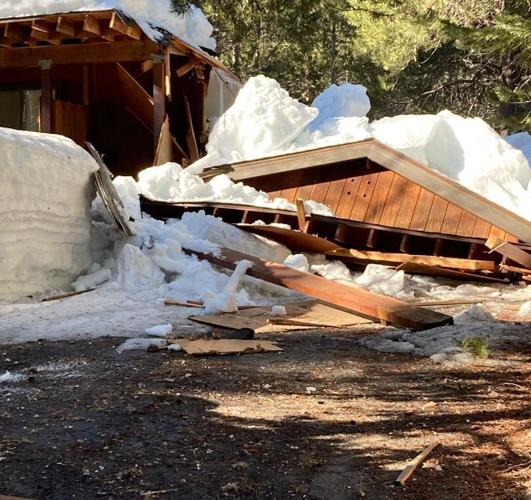 Truckee house collapse