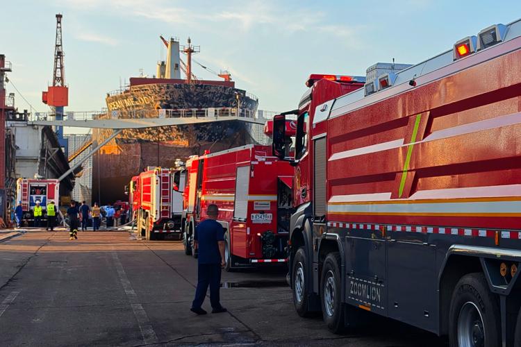 China Ship Fire
