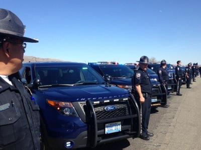 Procession Honors CHP Officer Nathan Taylor