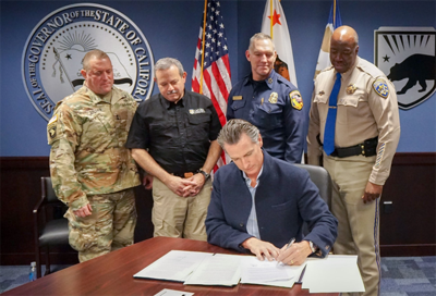New California Governor Pledges Millions More for Wildfires