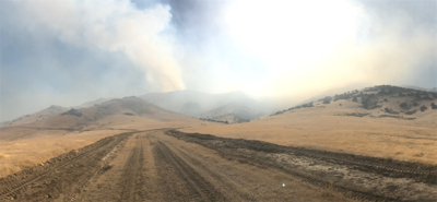 MM 155 Wildfire Southwest of Winnemucca 97% Contained
