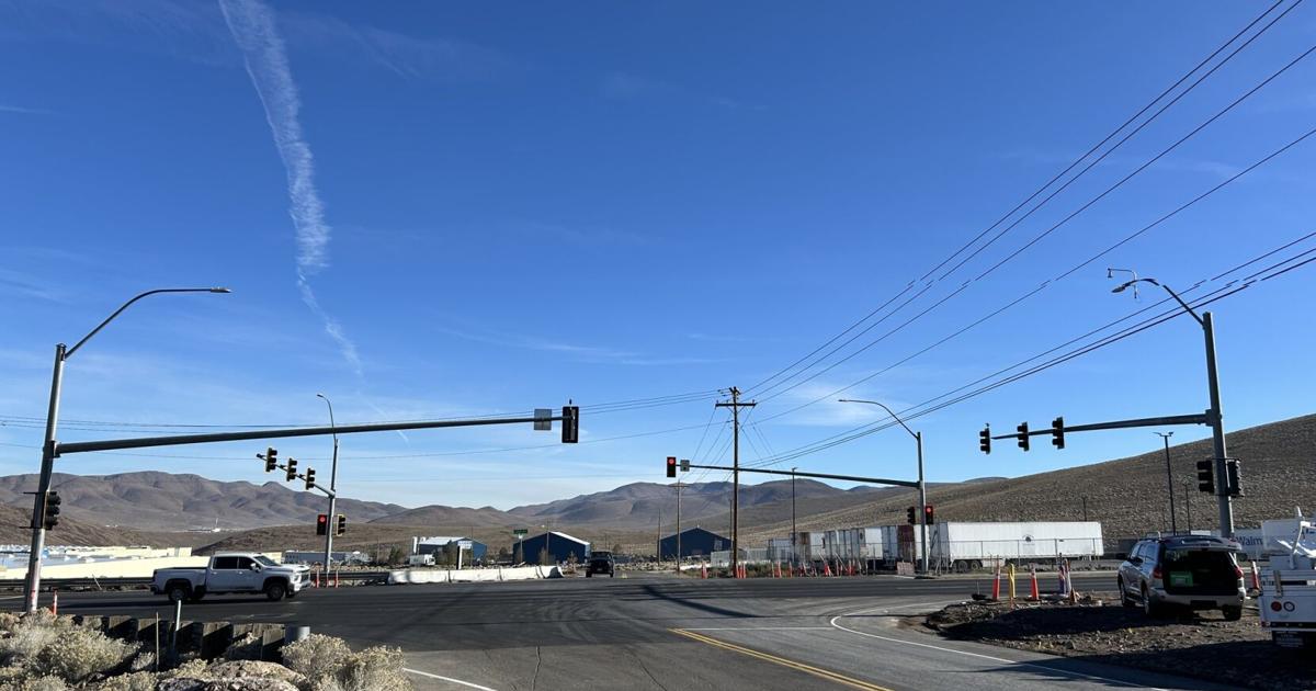 New Traffic Signal Installed At Tahoe Reno Industrial Center Local new-traffic-signal-installed-at-tahoe-reno-industrial-center-local