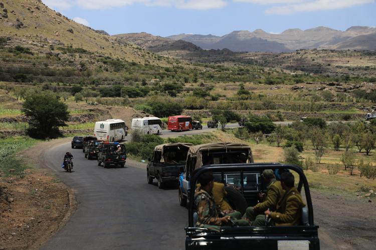 Photos show Houthi rallies, fighters and daily life inside Yemen.