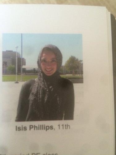 Muslim Student ID'd as 'Isis Phillips' in Yearbook