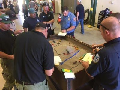 Fire Agencies Meet for Sand Table Exercise