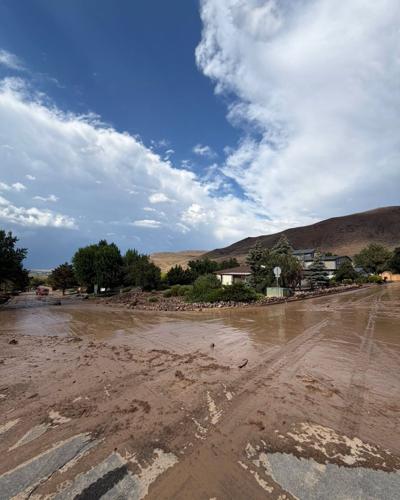 Flash flooding hidden valley