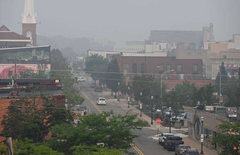Michigan Climate Wildfires Smoke