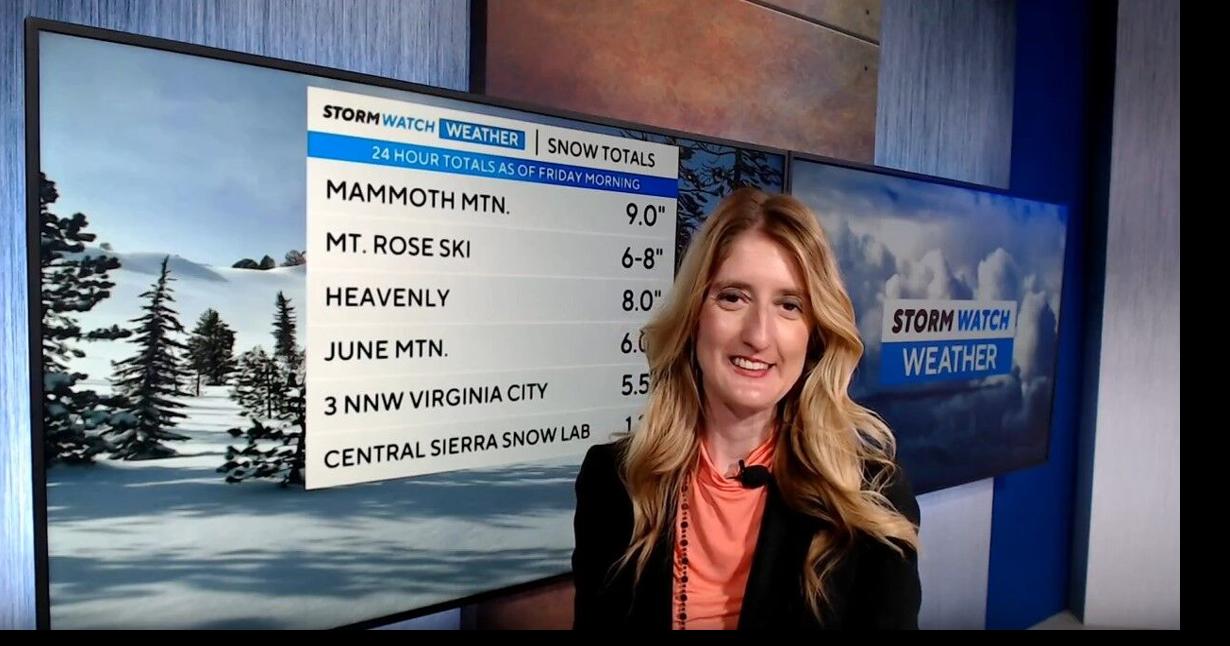 Reno sees an impressive start to the water year, storm reports are in ...