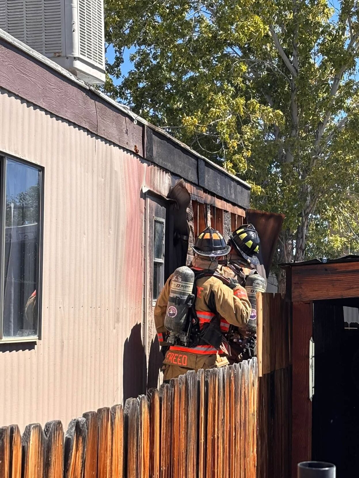 Gentry Way firefighters