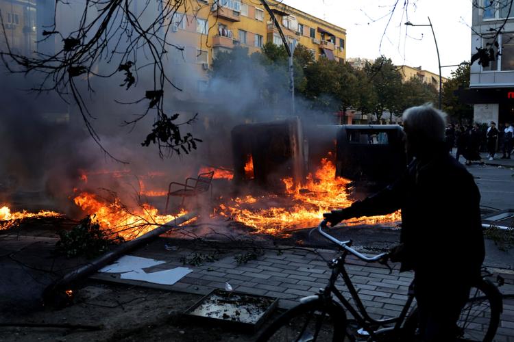 ALBANIA-PROTESTAS