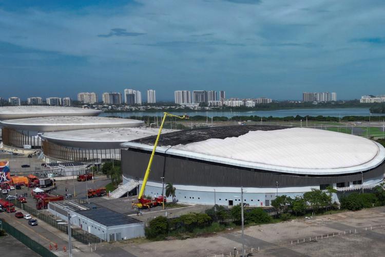 Brazil Rio Olympic Fire