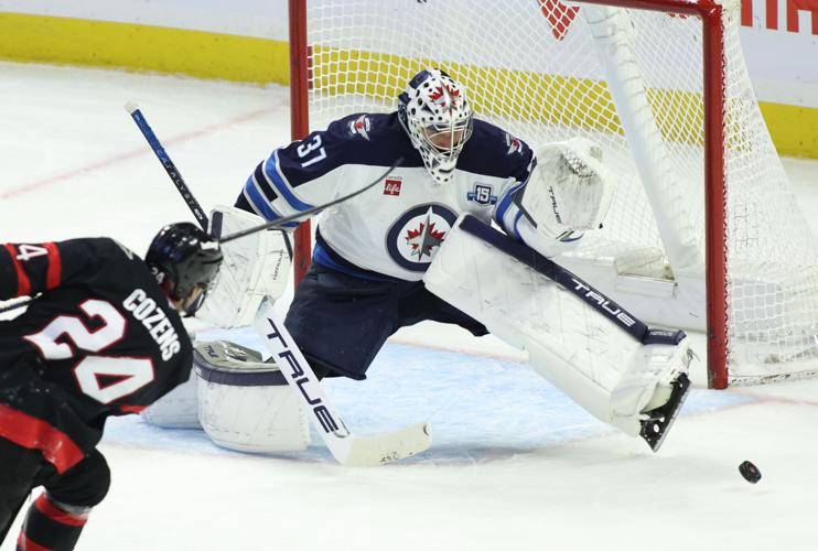 Jets Devils Hellebuyck Trade Hockey