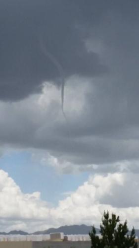 Strong Thunderstorm Developing North of Reno