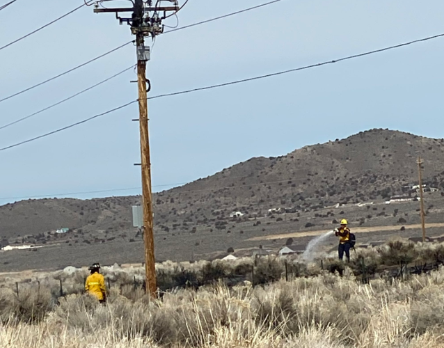 Truckee Meadows Fire & Rescue make quick work of brush fire in Spanish