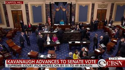 Kavanaugh Nomination Clears Key Senate Hurdle