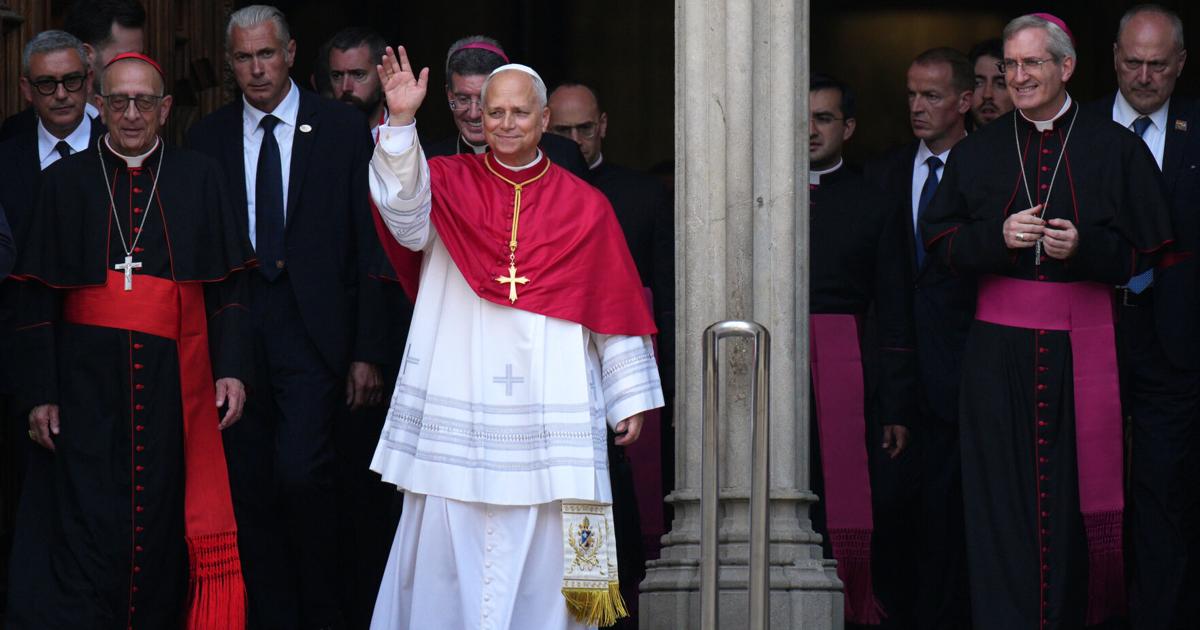 Pope Leo XIV gets caught up in Spains great debates over soccer and language