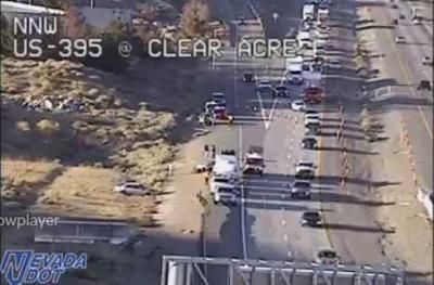 Juvenile Arrested After Crash on US395, Impairment Suspected