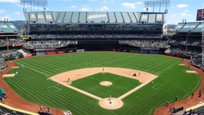 Oakland A's stadium